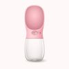Pet Water Cup Outdoor Portable Water Bottle - Pink With filter - 350ML