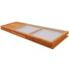 Outdoor Foldable Wooden Animal Cage - Brown