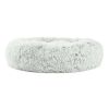 Sheri Original Calming Donut Shag Cuddler, 36x36 Frost - medium30" - taupe