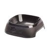 Dog House with Bowl for Small to Medium Breeds, Espresso, Beige - espresso