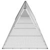 Rabbit Cage Anthracite 198.6"x31.7"x28" Galvanized Steel - Anthracite