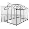 Outdoor Aviary Aluminum 70"x95.3"x75.6" - Grey
