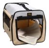 Folding Zippered Lightweight Easy Folding Pet Crate - Medium