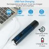 Dog Nail Grinder 2 Speeds Quiet USB Rechargeable Pet Nail Grinder Professional Pet Nail Trimmer Cordless Paws Grooming - Dark Blue
