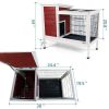 Guinea Pig Cage Rabbit Hutch Bunny with Pull Out Tray - Default