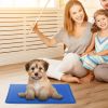 Pet Dog Cooling Mat Pressure Activated Gel Self Cooling Mat Pad Pet Cooling Bed Mats Portable Pet Cooling Mat L Size - S