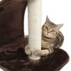 Indoor Cat Scratching Post Small Cat Tree Tower - As pic show - Style D