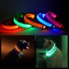 LED PET Safety Halo Style Collar - RED - MEDIUM