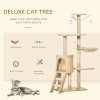 Living Room Pet Play Condo Scratching Posts Ladder For Cat Play Tree - As pic show - Pets