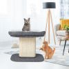 Kitten Activity Center With Condo Modern Cat Tree Tower Cat Activity Tower - Grey - Pets
