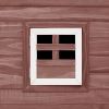 Outdoor Chicken Cage Hen House with 1 Egg Cage Brown Wood - Brown