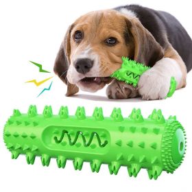 Toothbrush for Pet Dog Molar Stick Dog Chew Tooth Cleaner Brushing Stick Natural Rubber Doggy Dog Chew Toys Dog Supplies - Green