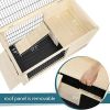 Wood Rabbit Hutch, Guinea Pig House Leak Proof Design - Default