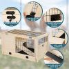 Wood Rabbit Hutch, Guinea Pig House Leak Proof Design - Default