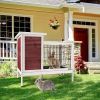 Guinea Pig Cage Rabbit Hutch Bunny with Pull Out Tray - Default