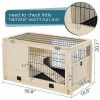 Wood Rabbit Hutch, Guinea Pig House Leak Proof Design - Default