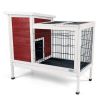 Guinea Pig Cage Rabbit Hutch Bunny with Pull Out Tray - Default