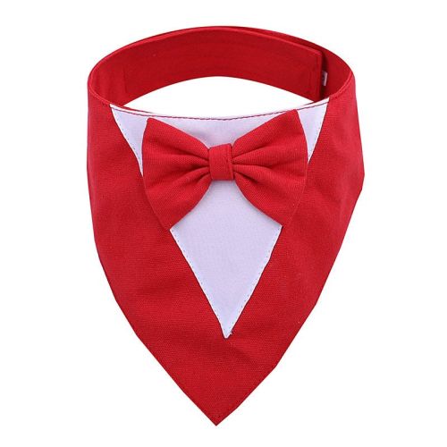 Pet's Saliva Towel Velcro Triangle