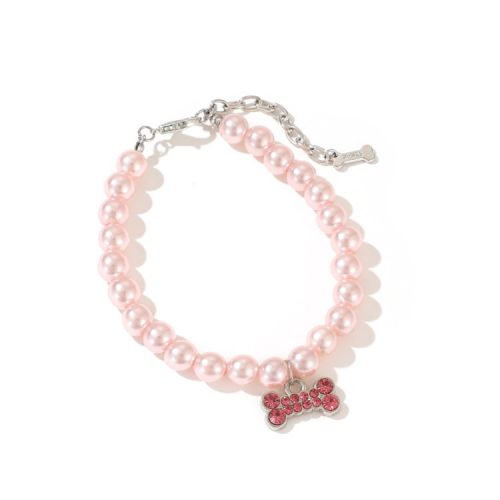Pet Supplies Collar Pearl Cat Necklace Ornament